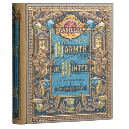 Puszka Basilur Warmth of Winter vol. II – elegancka czarna herbata cejlońska w zimowej edycji.