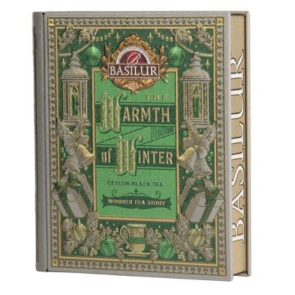 Herbata Basilur Wonder Tea Story – elegancka czarna herbata cejlońska w świątecznej edycji.