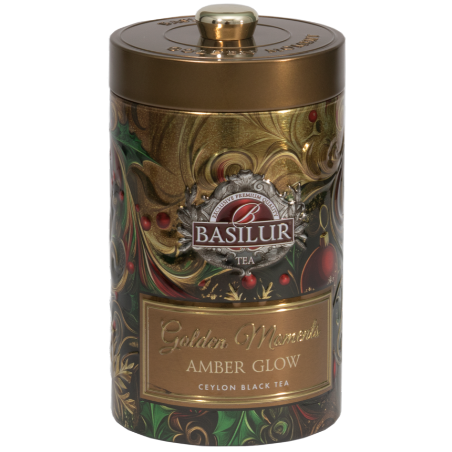 Basilur Amber Glow Black Tea Caddy - 100 g – Sklepzherbatami.pl