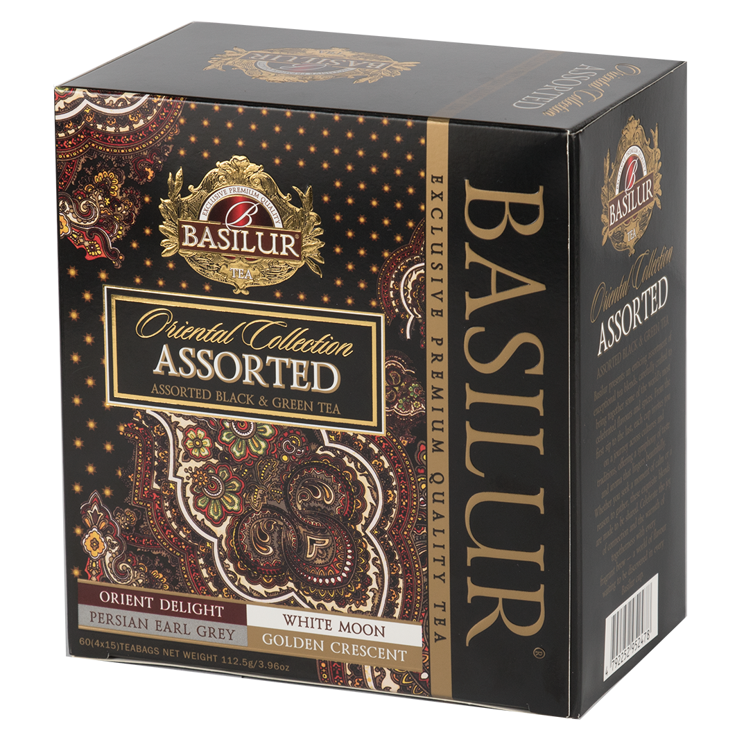 Basilur Oriental Collection - zestaw aromatycznych herbat cejlońskich w ozdobnym pudełku.