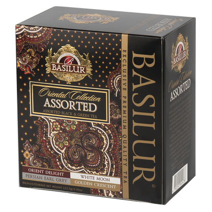 Basilur Oriental Collection - zestaw aromatycznych herbat cejlońskich w ozdobnym pudełku.