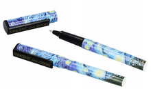 Otwarty długopis Vincent van Gogh Gwieździsta Noc inspirowany obrazem Starry Night
