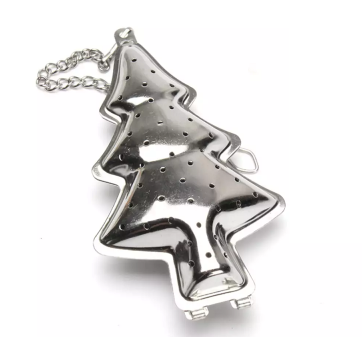 Stalowy zaparzacz do herbaty w kształcie choinki