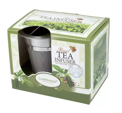 Zaparzacz do herbaty ze stali nierdzewnej w opakowaniu Carmani