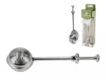 Zaparzacz kulka Carmani w opakowaniu i poza nim.