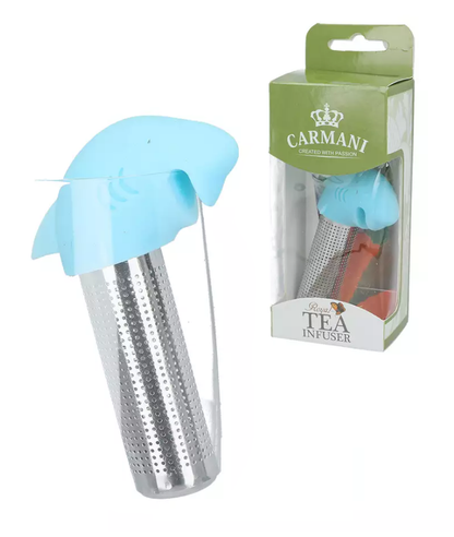 Zaparzacz do herbaty Niebieski Rekin w opakowaniu Carmani