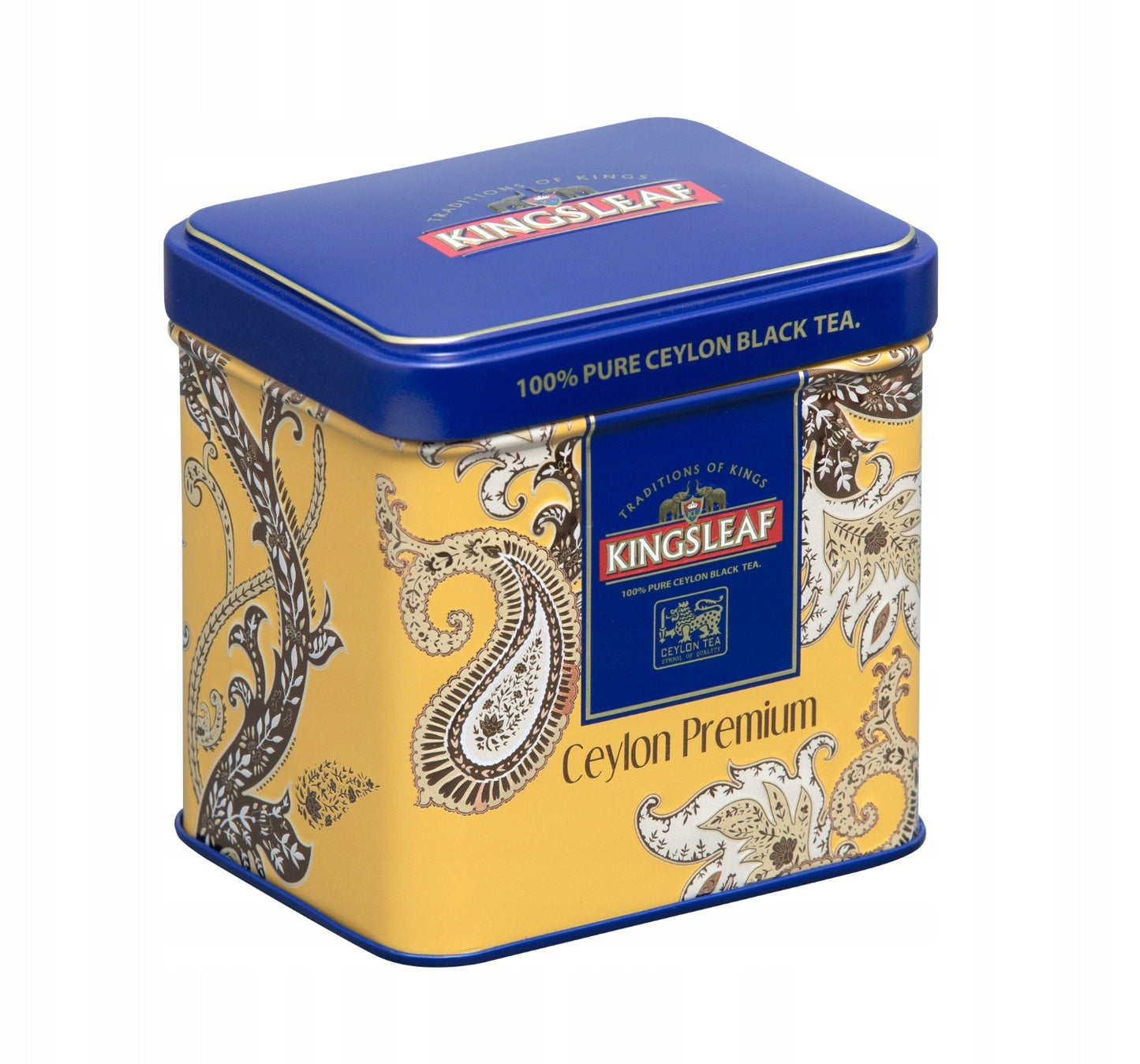Kingsleaf Ceylon Premium Gold klasyczna czarna herbata cejlońska w ozdobnym opakowaniu