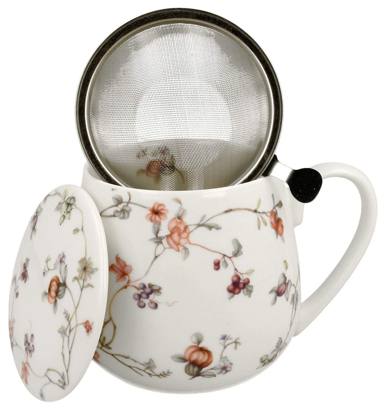 Kubek baryłka Safa z metalowym zaparzaczem do herbaty liściastej