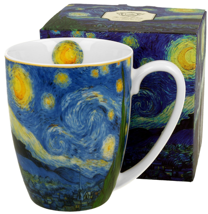 Kubek porcelanowy Starry Night 360 ml z dopasowanym pudełkiem prezentowym.