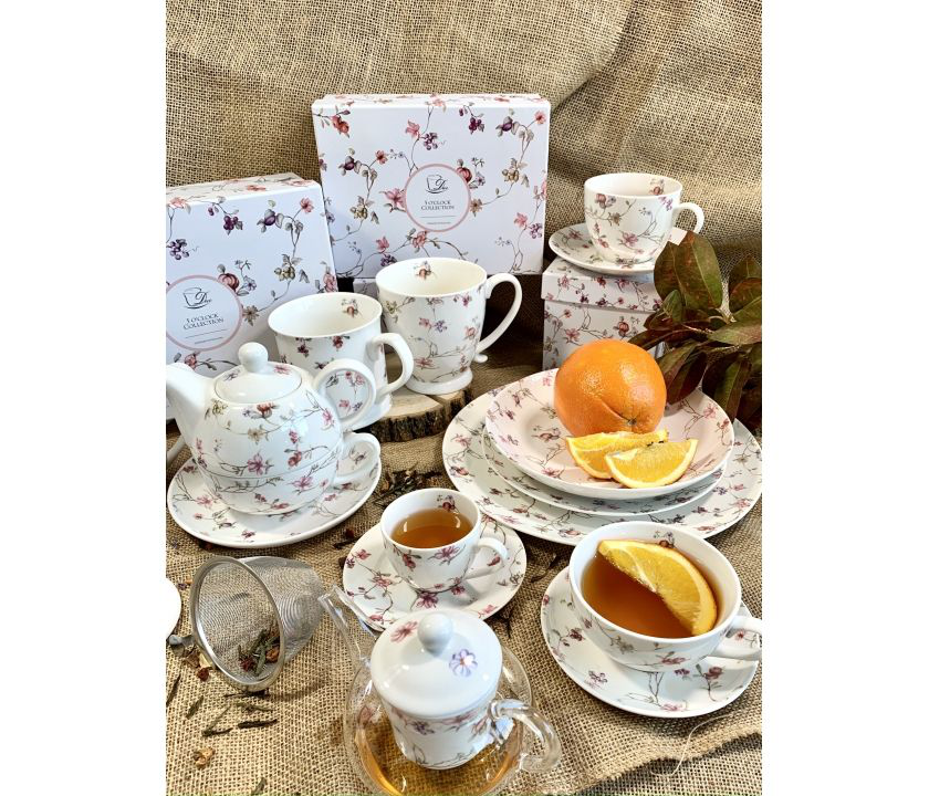 Komplet: kubek porcelanowy XXL Safa z ozdobnym pudełkiem prezentowym.