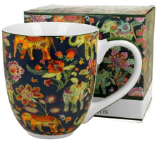 Duży kubek porcelanowy Ankar Blue z pudełkiem prezentowym.