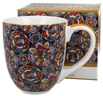 Kubek porcelanowy Ranak Blue 1000 ml w komplecie z dekoracyjnym pudełkiem.