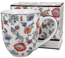 Zestaw kubek Sahat White XXL 1000 ml z ozdobnym pudełkiem – widok całości.