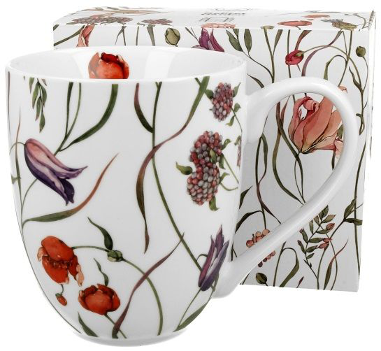 Zestaw kubek porcelanowy Flower Meadow XXL w ozdobnym pudełku prezentowym.
