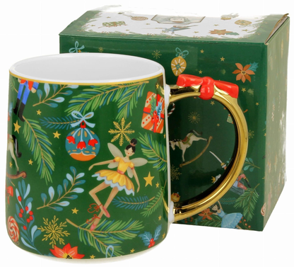 Zestaw kubek Christmas Spirit 450 ml z ozdobnym opakowaniem świątecznym.