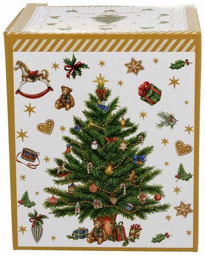 Pudełko prezentowe z motywem choinki do kubka Christmas Tree 360 ml, idealne na prezent.