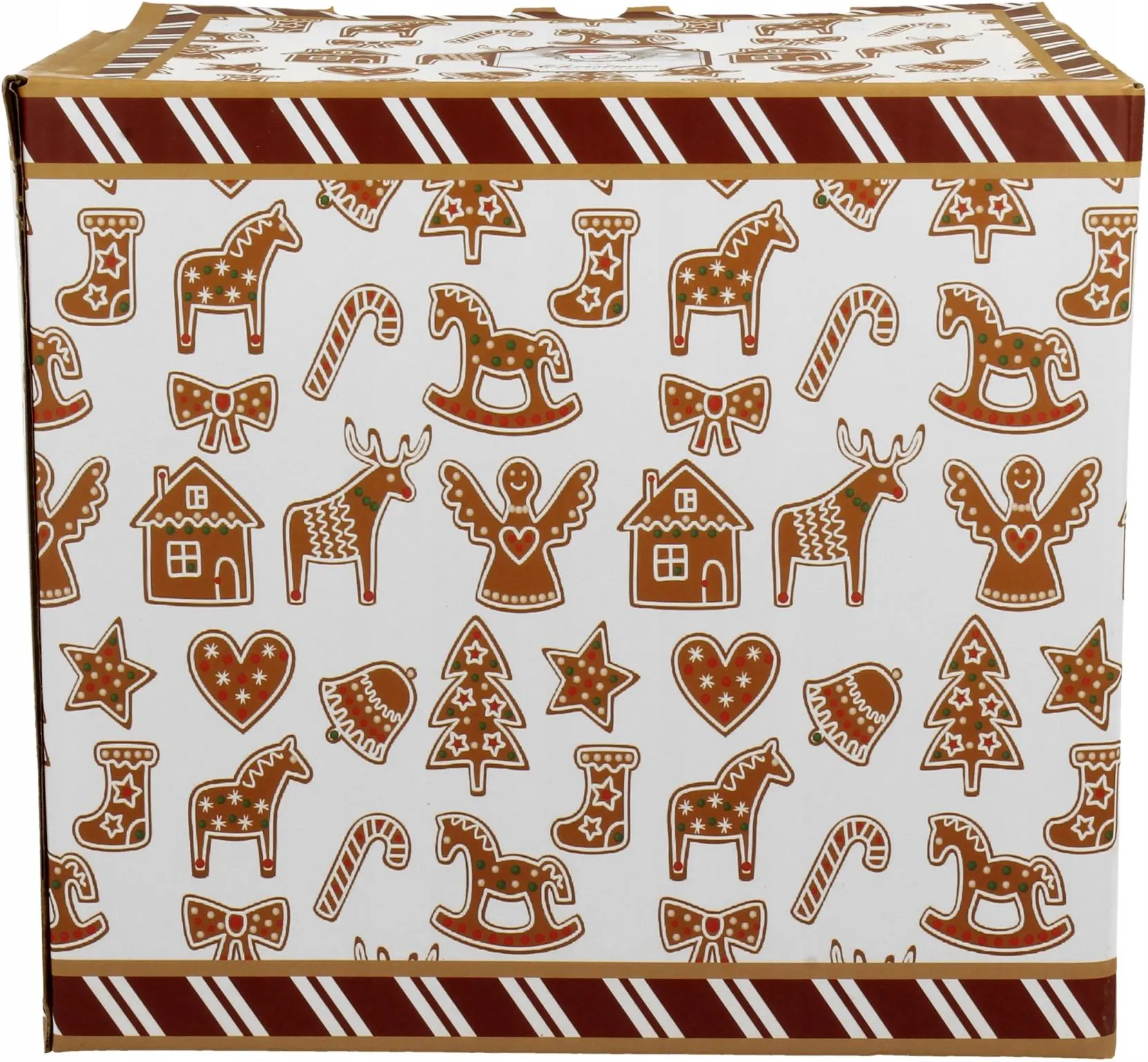 Pudełko ozdobne z motywem pierników do filiżanki z dzbankiem Gingerbread