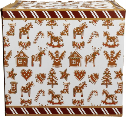 Pudełko ozdobne z motywem pierników do filiżanki z dzbankiem Gingerbread