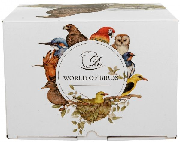 Ozdobne pudełko z kolekcji World of Birds z logiem World of Birds