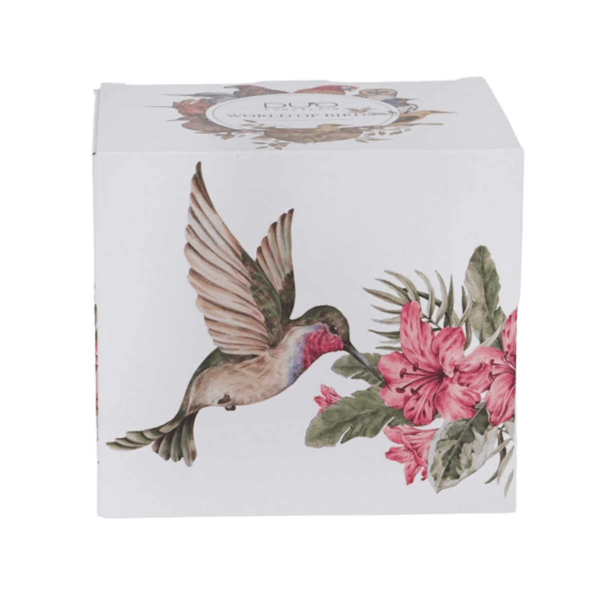 Kubek z zaparzaczem Koliber 400 ml i dopasowaną porcelanową pokrywką