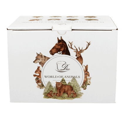 Kubek z zaparzaczem Portret Konia 400 ml marki Duo Gift, porcelanowy model z dekoracyjnym motywem, ujęcie numer 7