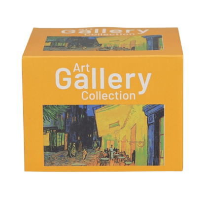 Kubek baryłka Terrace At Night by Van Gogh 430 ml marki Duo Gift, porcelanowy model z dekoracyjnym motywem, ujęcie numer 3