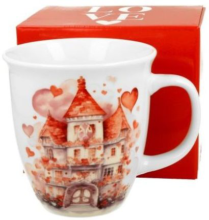 Zestaw kubek porcelanowy Pałac 650 ml z ozdobnym pudełkiem – wyjątkowy pomysł na prezent.