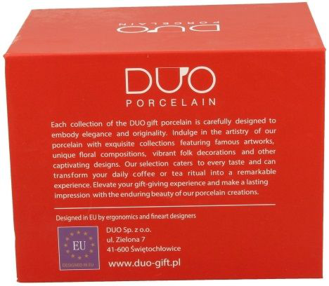 Ozdobne pudełko prezentowe do kubka porcelanowego Love 1 380 ml