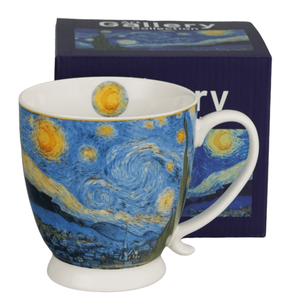 Kubek na stopce Starry Night by Van Gogh 510 ml z motywem Gwiaździstej nocy