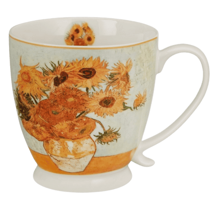 Porcelanowy kubek Sunflowers 510 ml z obrazem słoneczników Vincenta van Gogha