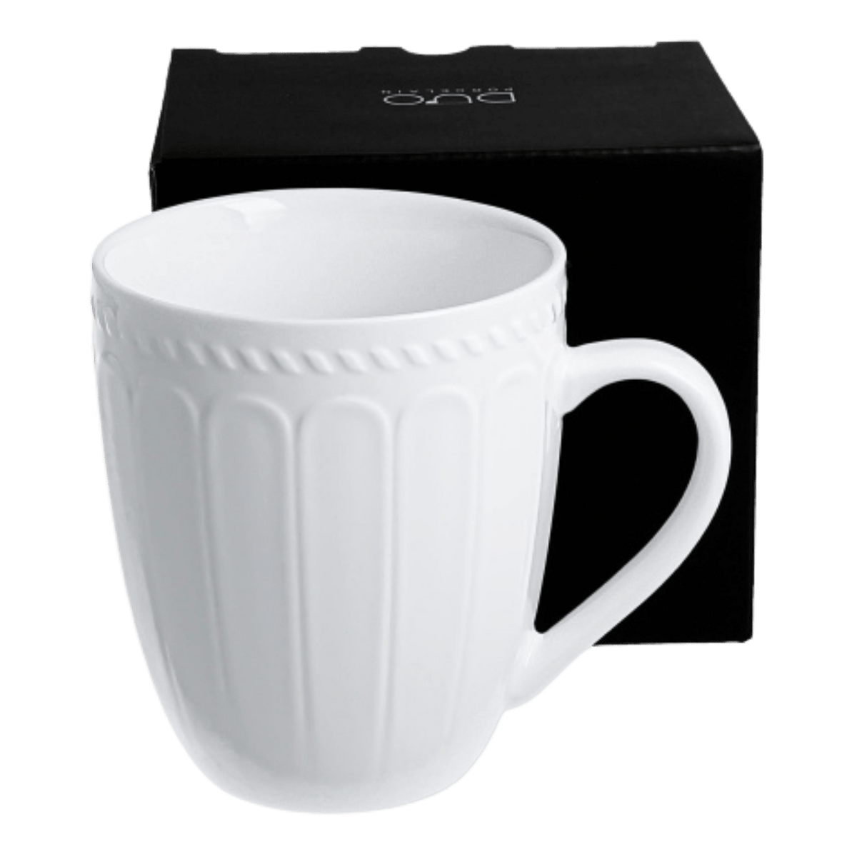 Kubek porcelanowy Twilight 370 ml na ozdobnej stopce marki Duo Gift