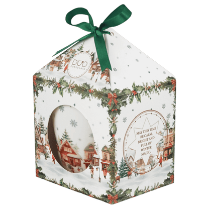 Kubek porcelanowy Christmas Village 360 ml marki Duo Gift, porcelanowy model z dekoracyjnym motywem, ujęcie numer 3