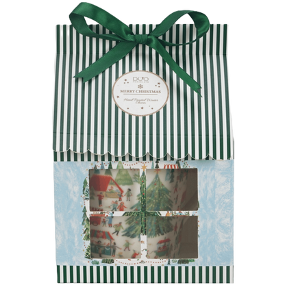 Kubek porcelanowy Christmas Market 360 ml marki Duo Gift, porcelanowy model z dekoracyjnym motywem, ujęcie numer 4