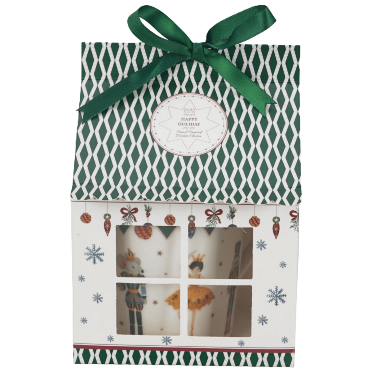 Kubek porcelanowy Nutcracker 360 ml marki Duo Gift, porcelanowy model z dekoracyjnym motywem, ujęcie numer 4