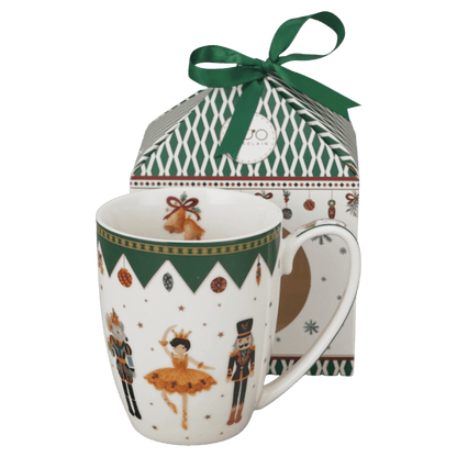 Kubek porcelanowy Nutcracker 360 ml z motywem dziadka do orzechów