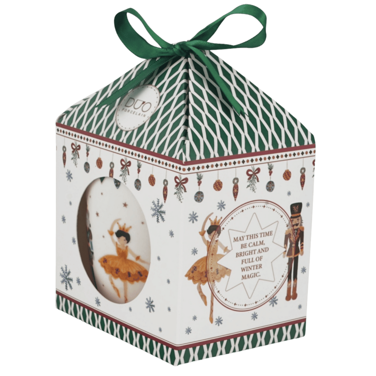 Kubek Duo Gift Nutcracker 360 ml z bożonarodzeniową dekoracją