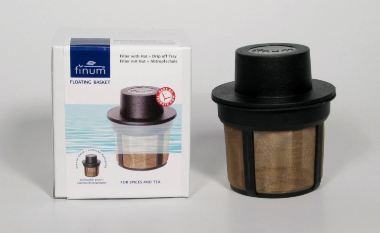 Zaparzacz Finum rozmiar M obok oryginalnego opakowania
