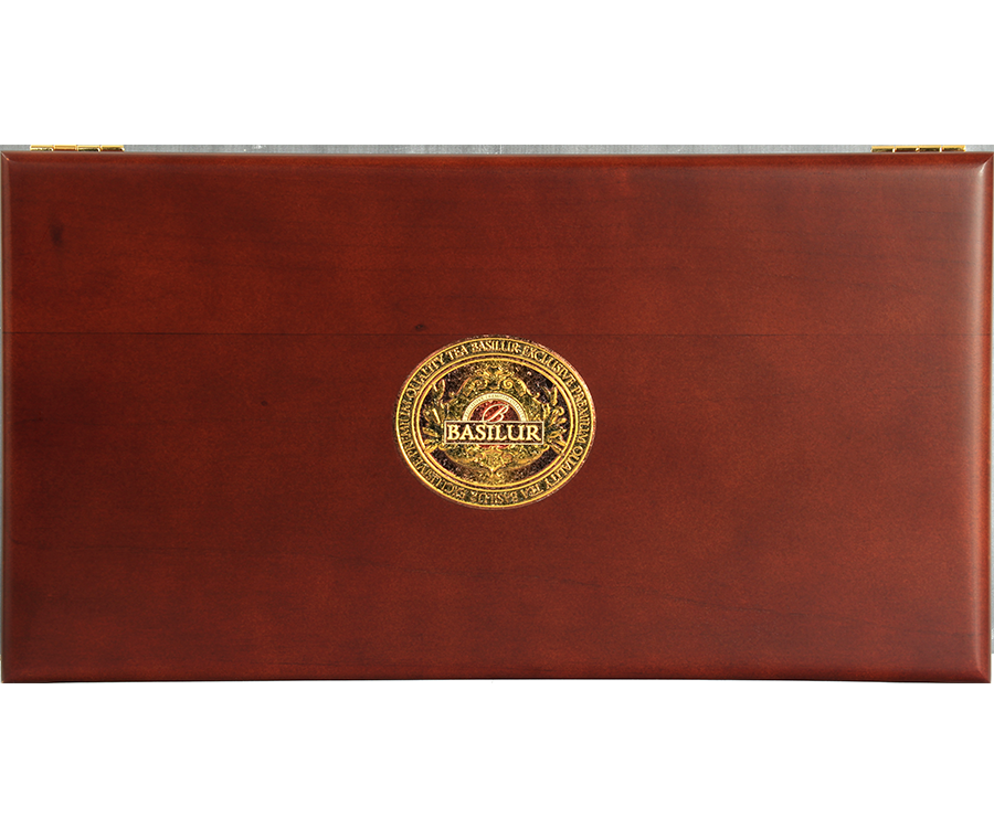 Basilur Best of Ceylon Three Mini Maps - zestaw 3 herbat z kolekcji The Island of Tea w luksusowym, drewnianym ekspozytorze.