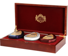 Basilur Best of Ceylon Three Mini Maps - zestaw 3 herbat z kolekcji The Island of Tea w luksusowym, drewnianym ekspozytorze.