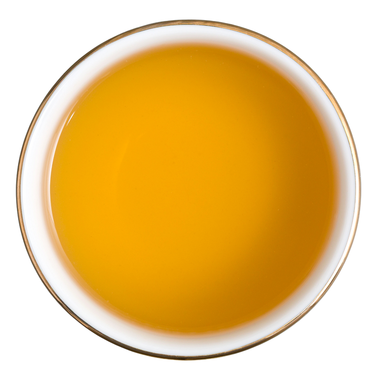Złocisty napar Basilur Chamomile w filiżance, herbata rumiankowa z naturalnego rumianku 100%.