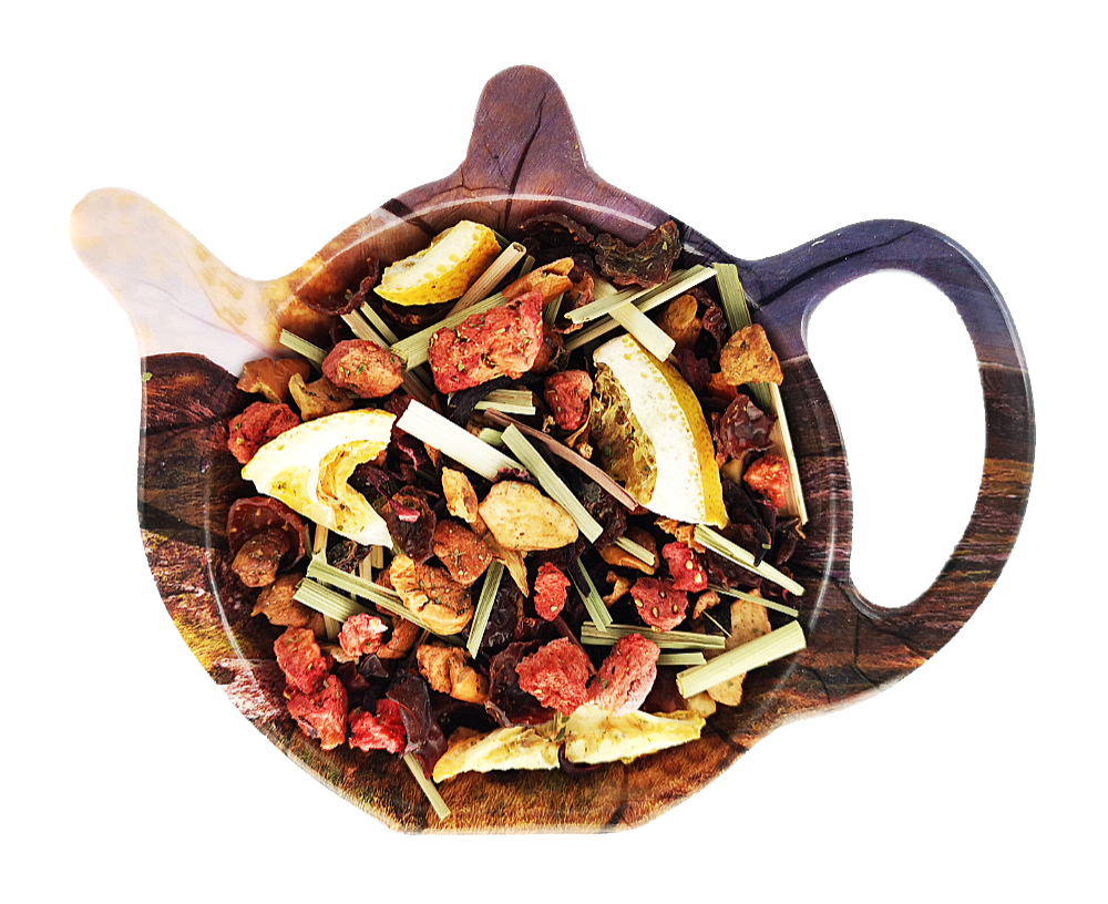 Owocowa herbata Celinka Witaminka z jabłkiem, hibiskusem, pomarańczą, truskawkami i miętą