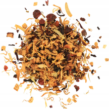 Mieszanka herbaty owocowej Blood Orange z jabłkiem, hibiskusem i skórką pomarańczową