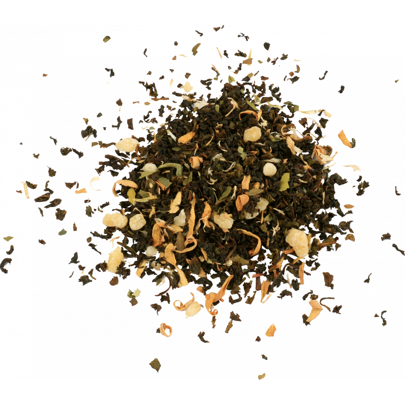 Czarna herbata liściasta Lemon & Lime z dodatkiem ananasa, limonki i aromatem cytrusowym