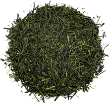 Susz zielonej herbaty Sencha Jyoo w liściach, naturalny i klasyczny.