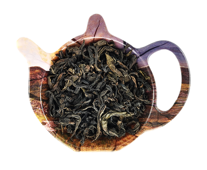 Suszone liście herbaty chińskiej Oolong Da Hong Pao z gór Wuyi