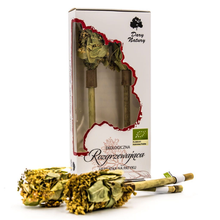 Ziołowa herbatka na patyku Rozgrzewająca Dary Natury, bukieciki ziołowe gotowe do zaparzenia