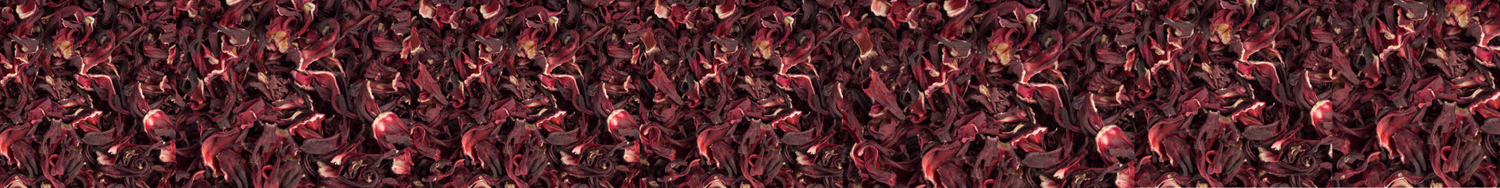 Suszone czerwone płatki hibiskusa – herbata czerwona w naturalnej postaci.