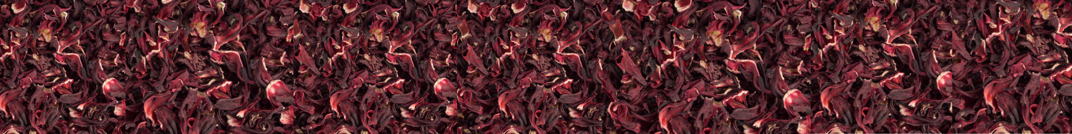 Suszone czerwone płatki hibiskusa – herbata czerwona w naturalnej postaci.