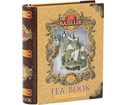 Herbata Basilur Tea Book vol. II – puszka inspirowana starymi księgami, idealna na prezent.