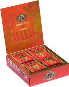 Zestaw Basilur Breakfast Tea Asia z 40 kopertami herbat premium.